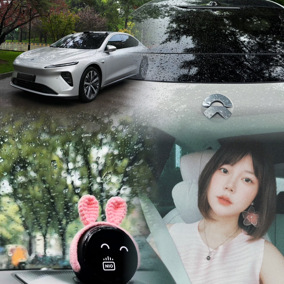 ?? 原来雨天和ET7才是绝配!气氛感直接拉满!