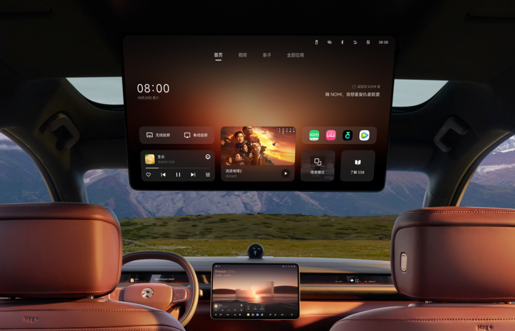 车规级 21.4 英寸 mini-LED 天空屏_ag8大厅登录全新ES8-NIOag8大厅登录官网